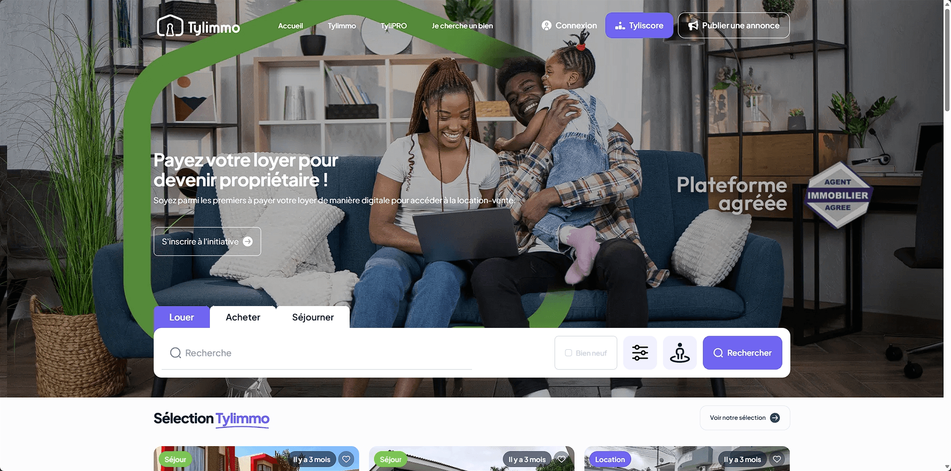 Capture d'écran — Tylimmo